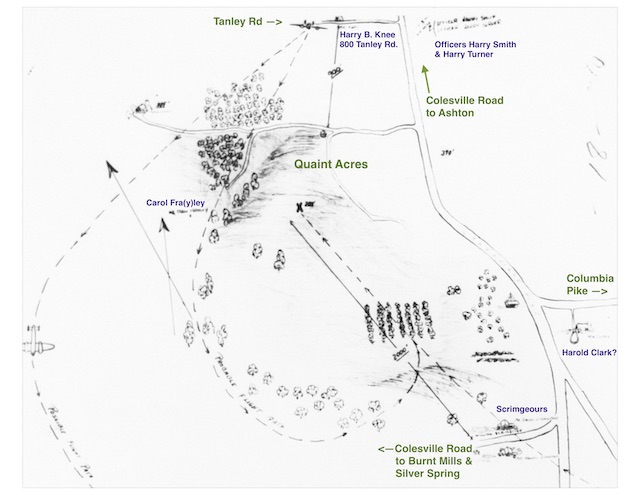 Crash map from report